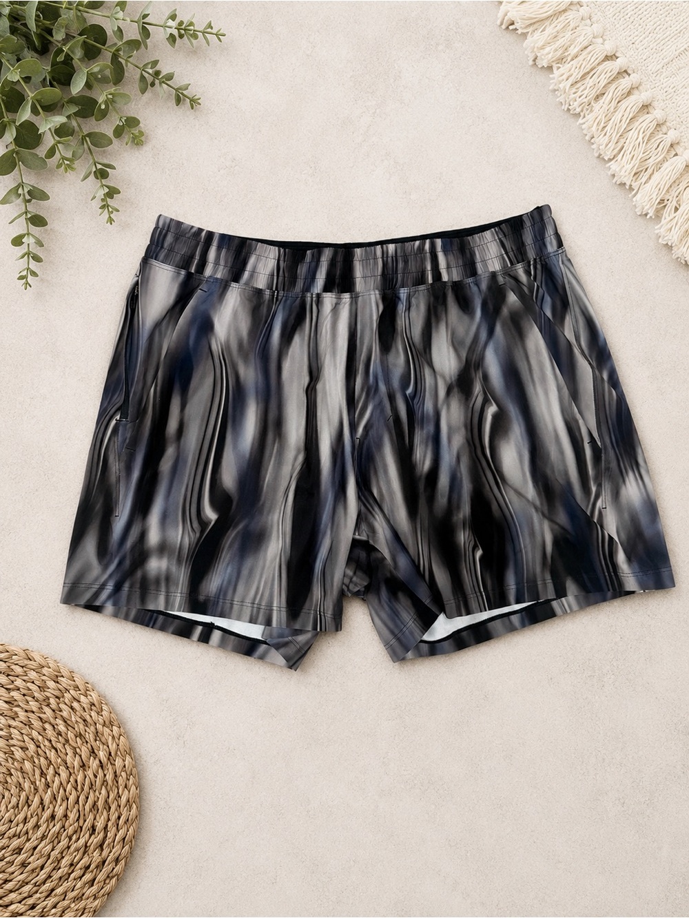 Lululemon Pace Breaker Lined Shorts- Chroma Blur Black
